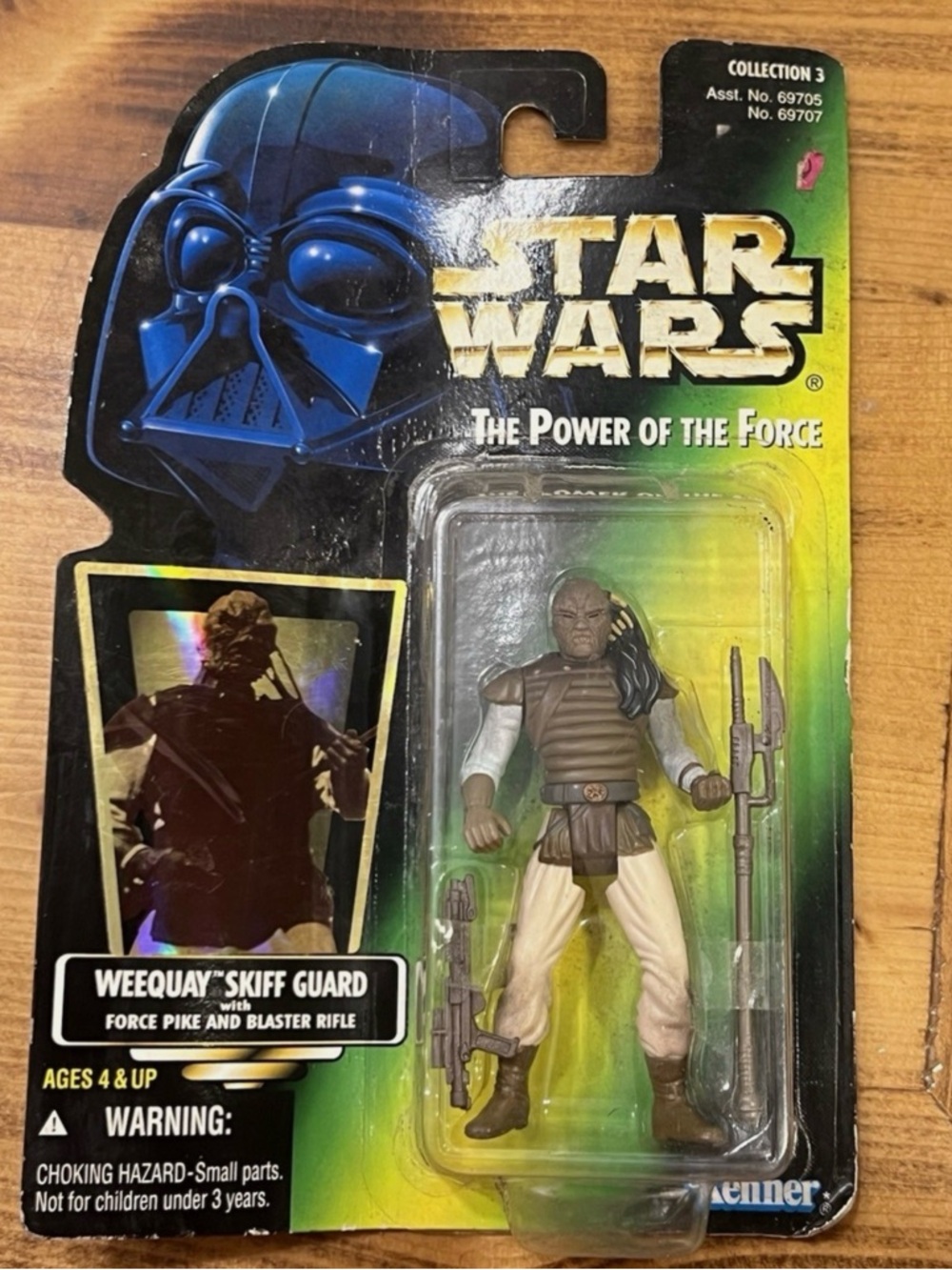1996 Star Wars The Power Of The Force Weequay Skiff Guard with Force Pike